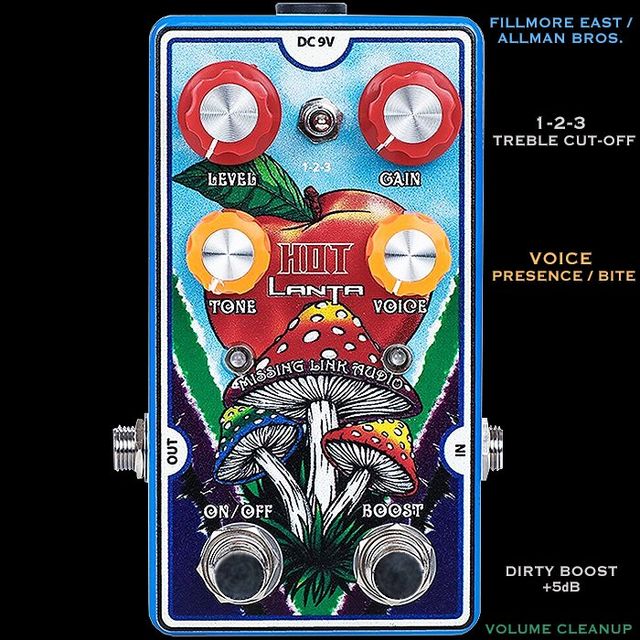 Missing Link Audio Releases Killer Billy Gibbons ZZ Top Style Tone Machine  - The Eliminator Overdrive